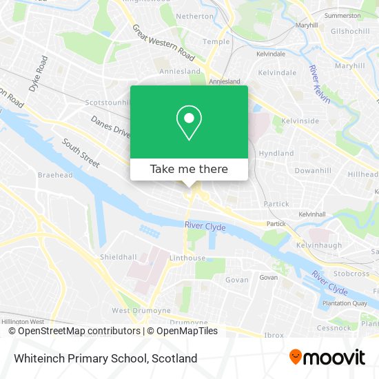 Whiteinch Primary School map