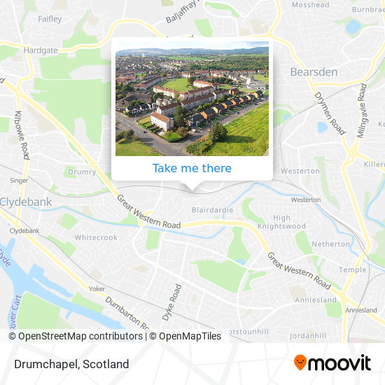 Drumchapel map