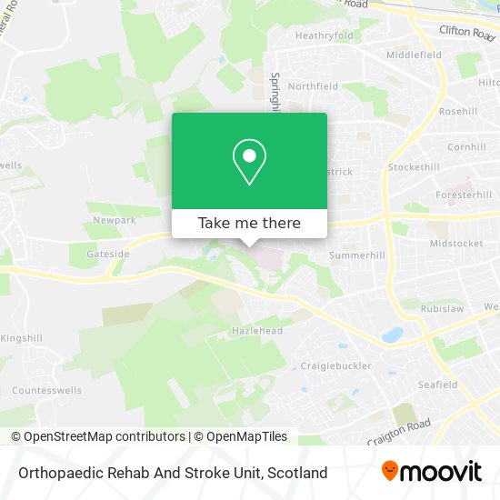 Orthopaedic Rehab And Stroke Unit map