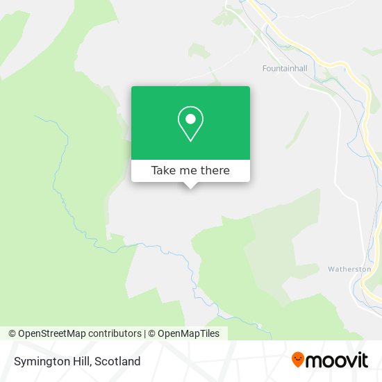 Symington Hill map