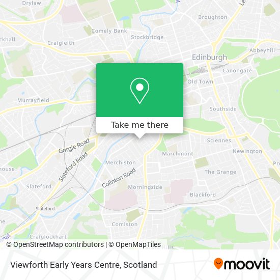 Viewforth Early Years Centre map