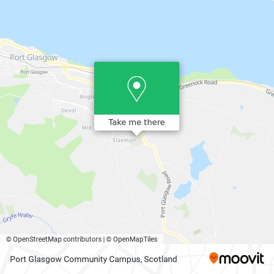 Port Glasgow Community Campus map