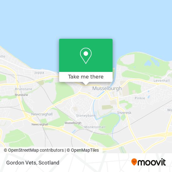 Gordon Vets map