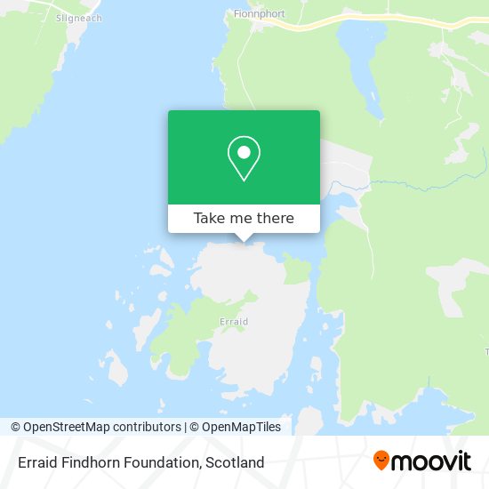 Erraid Findhorn Foundation map
