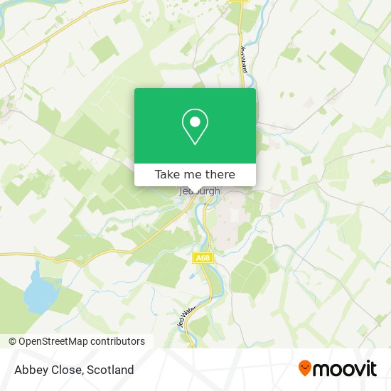 Abbey Close map