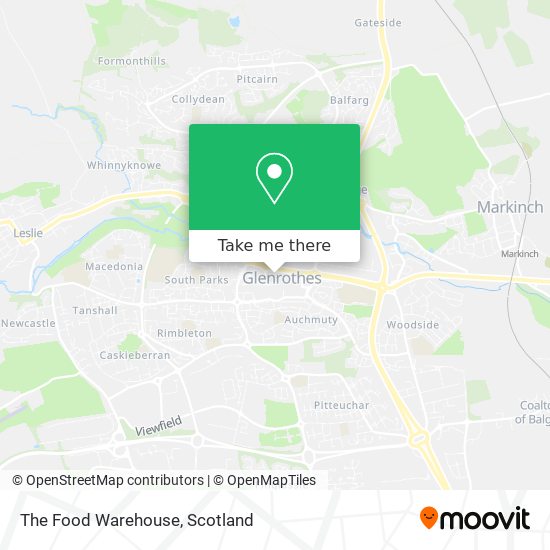 The Food Warehouse map