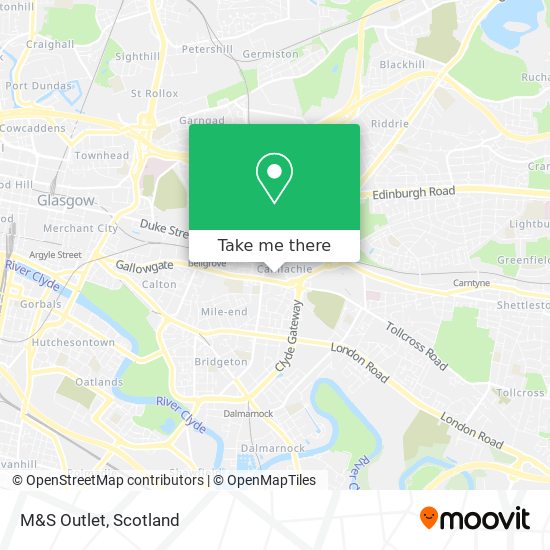 M&S Outlet map