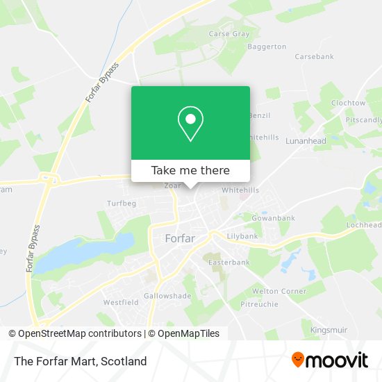 The Forfar Mart map