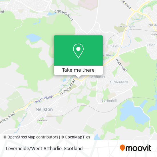 Levernside/West Arthurlie map