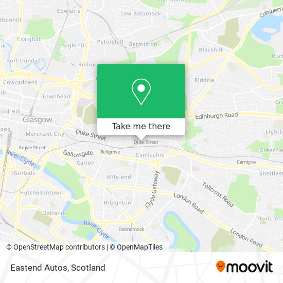 Eastend Autos map