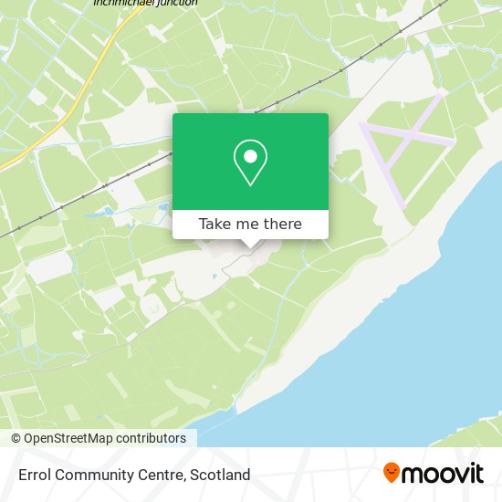 Errol Community Centre map
