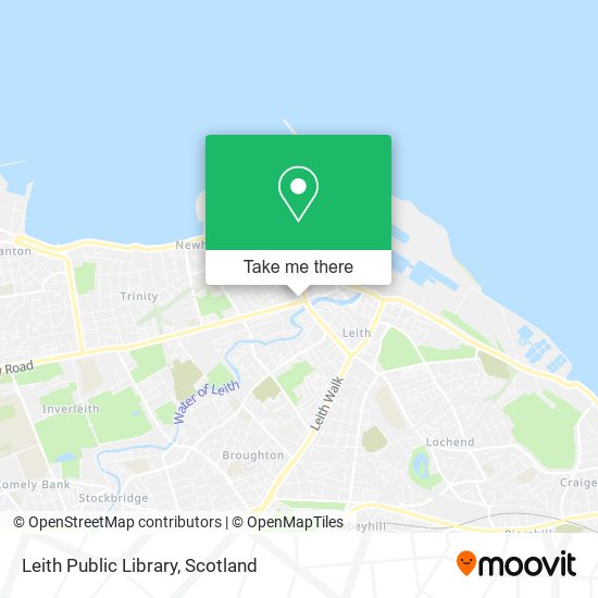 Leith Public Library map