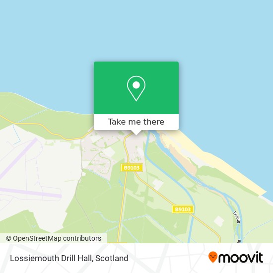 Lossiemouth Drill Hall map
