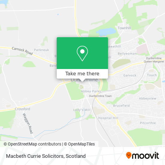Macbeth Currie Solicitors map