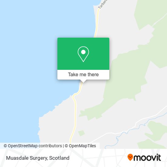 Muasdale Surgery map