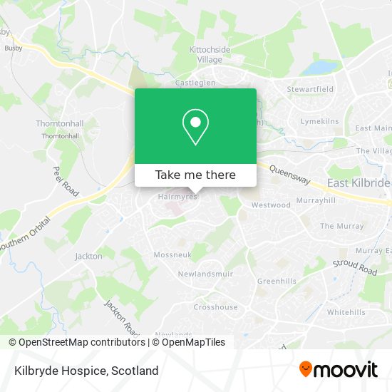 Kilbryde Hospice map