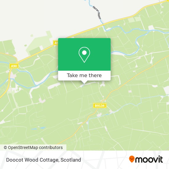 Doocot Wood Cottage map