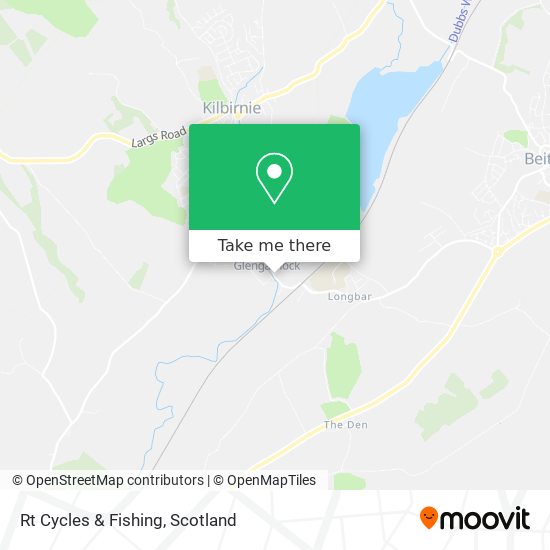 Rt Cycles & Fishing map