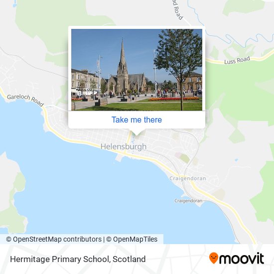 Hermitage Primary School map