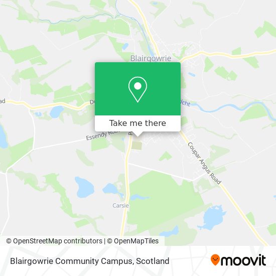 Blairgowrie Community Campus map