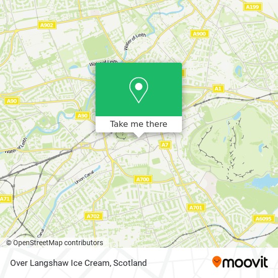 Over Langshaw Ice Cream map