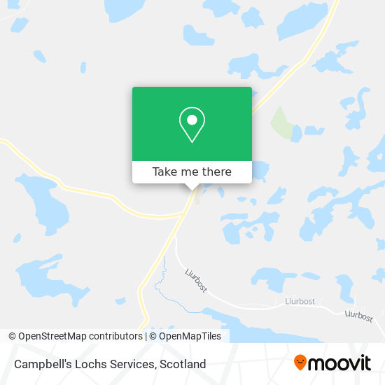 Campbell's Lochs Services map