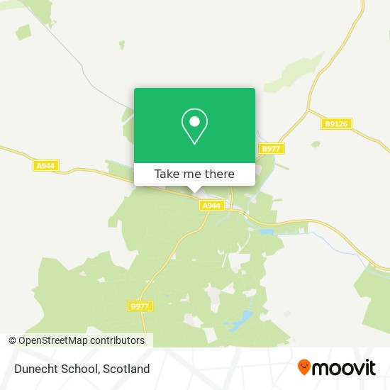 Dunecht School map