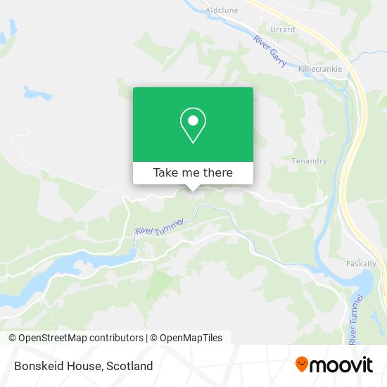 Bonskeid House map