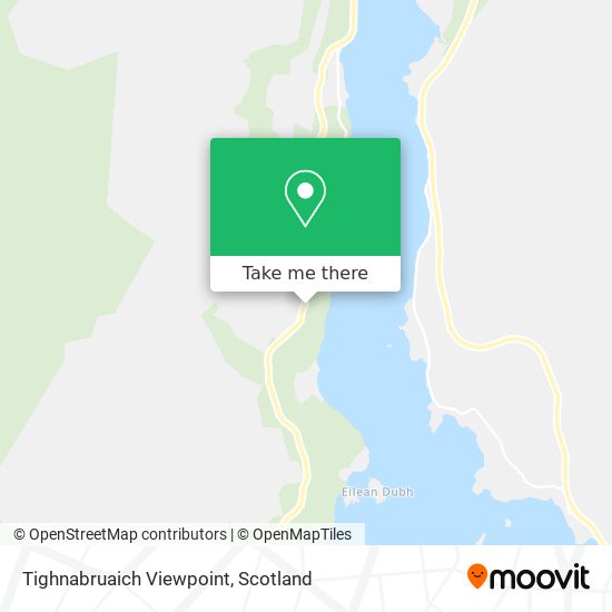 Tighnabruaich Viewpoint map