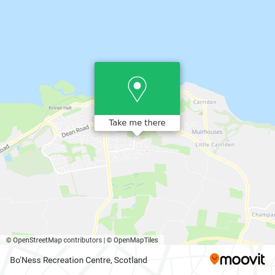 Bo'Ness Recreation Centre map