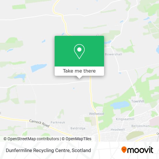 Dunfermline Recycling Centre map