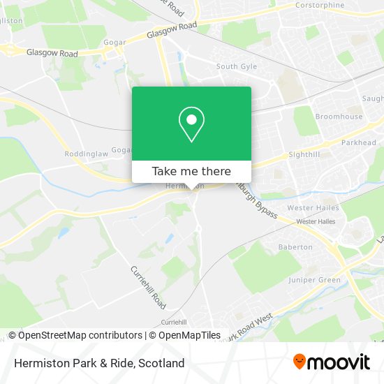 Hermiston Park & Ride map