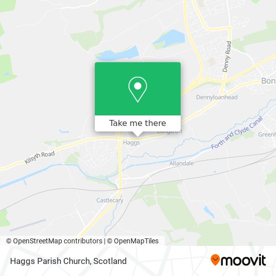 Haggs Parish Church map
