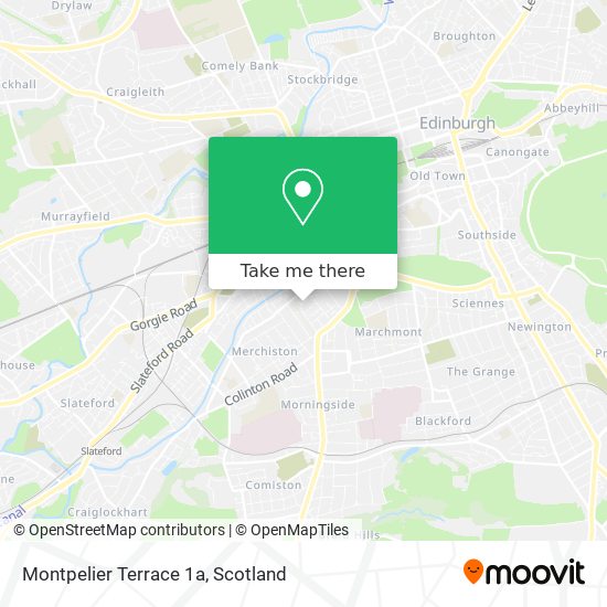 Montpelier Terrace 1a map