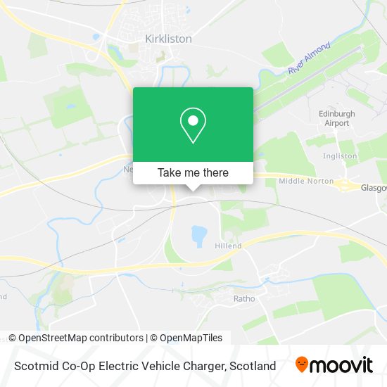 Scotmid Co-Op Electric Vehicle Charger map