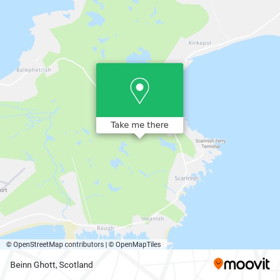 Beinn Ghott map