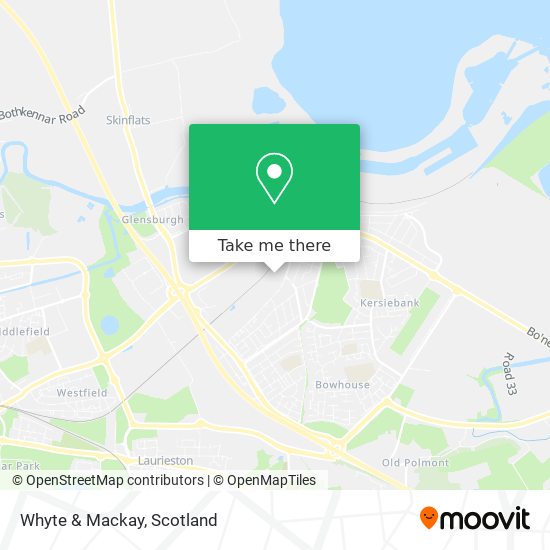 Whyte & Mackay map