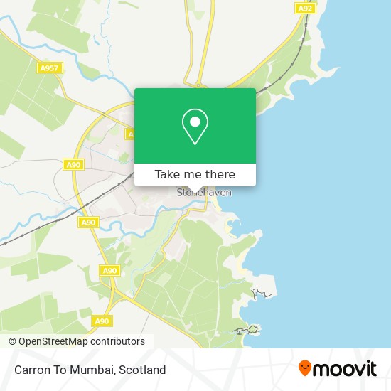 Carron To Mumbai map