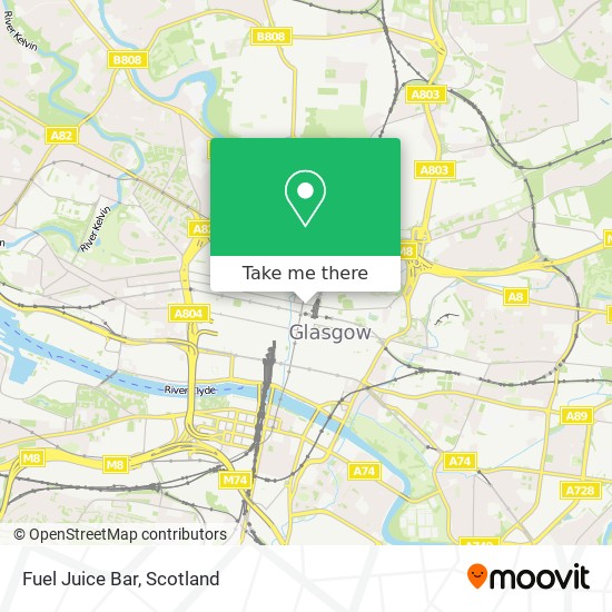 Fuel Juice Bar map