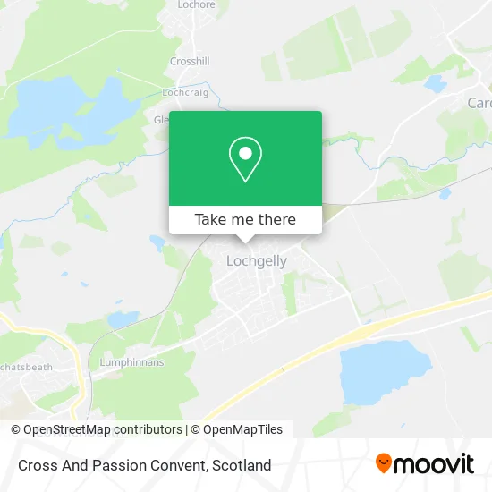 Cross And Passion Convent map