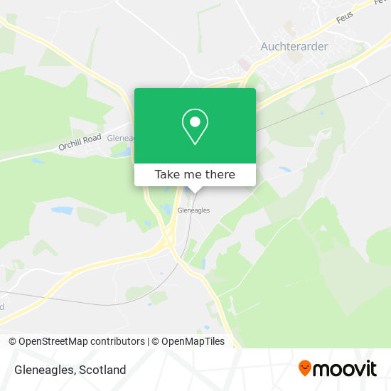 Gleneagles map