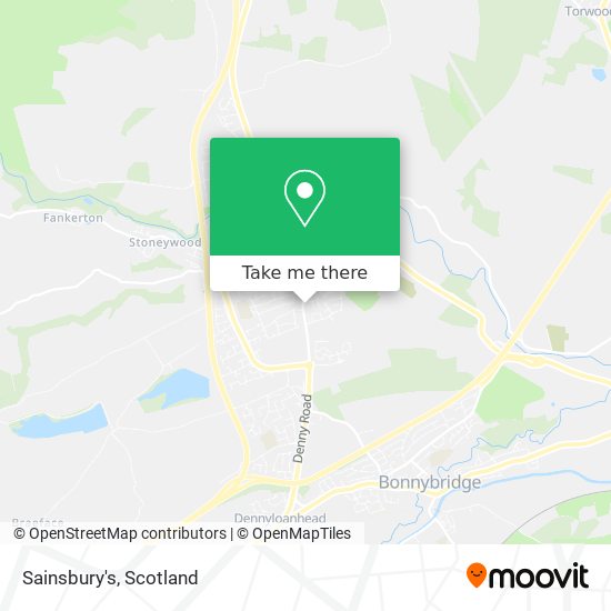 Sainsbury's map