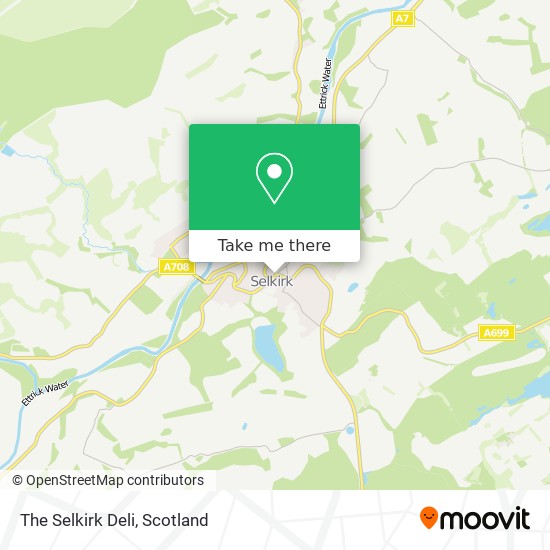The Selkirk Deli map