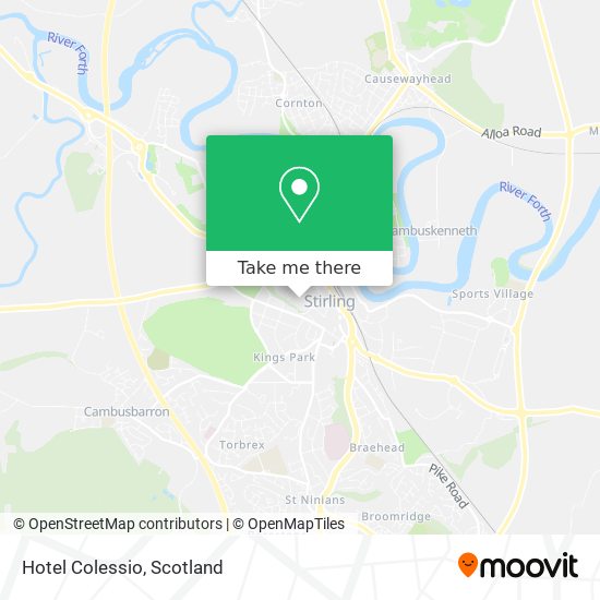 Hotel Colessio map
