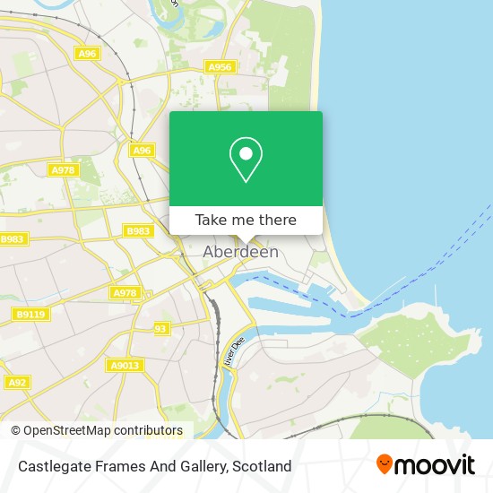 Castlegate Frames And Gallery map