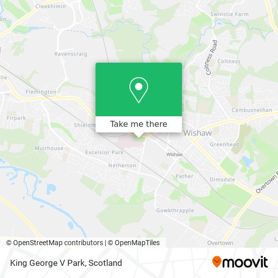 King George V Park map