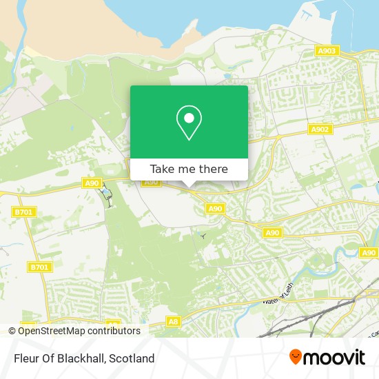 Fleur Of Blackhall map