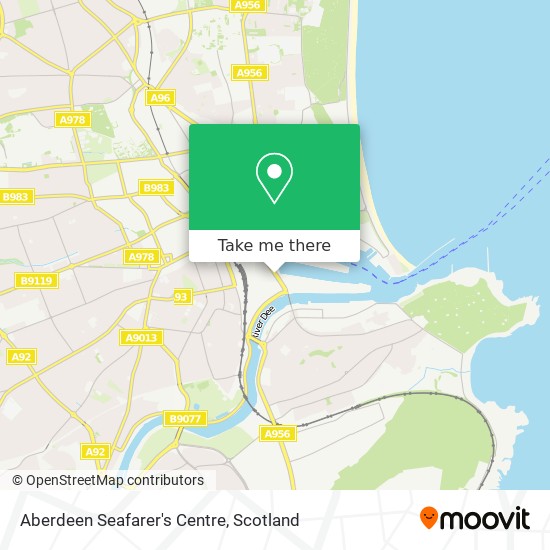 Aberdeen Seafarer's Centre map