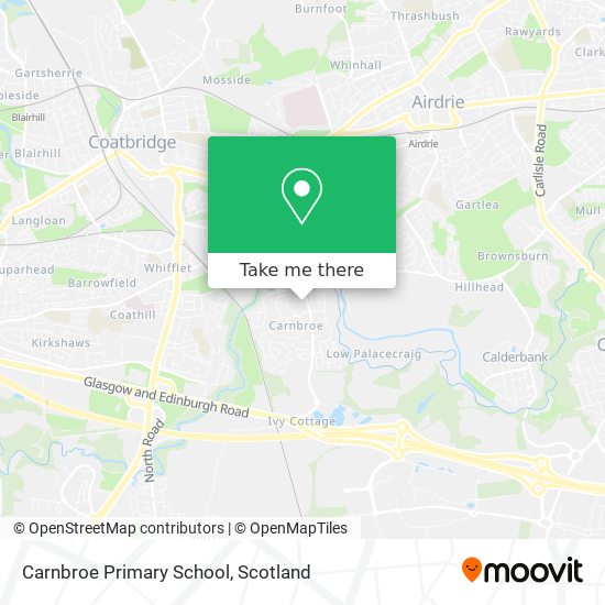 Carnbroe Primary School map