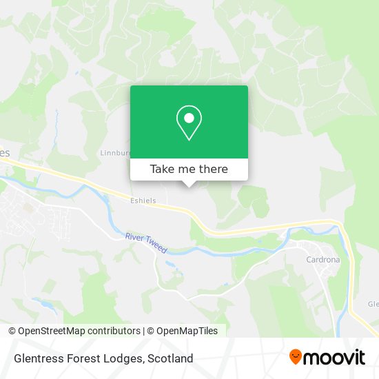 Glentress Forest Lodges map